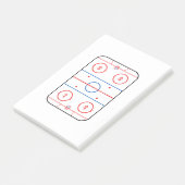 Ontwerp van ocr-inktdiagram Hockey-game Post-it® Notes (Schuin)