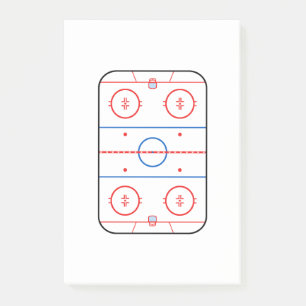 Ontwerp van ocr-inktdiagram Hockey-game Post-it® Notes