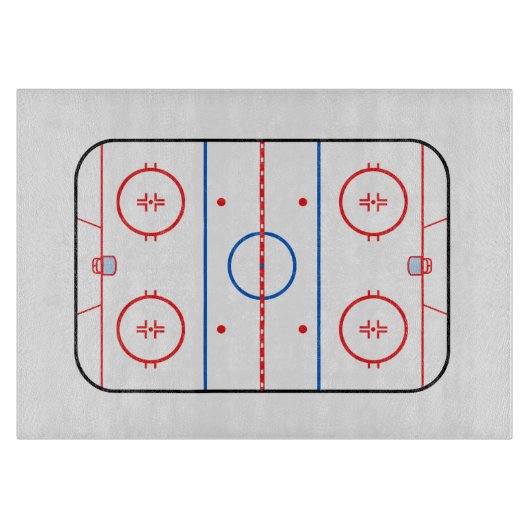 Ontwerp van ocr-inktdiagram Hockey-game Snijplank (Voorkant)