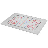 Ontwerp van ocr-inktdiagram Hockey-game Snijplank (Hoek)