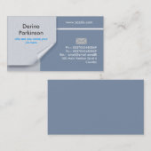 ontwerp van officieel visitekaartje (Voorkant / Achterkant)