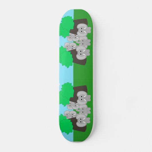 Ontwerp van olifanten skateboard (Voorkant)