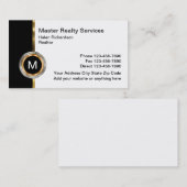 Ontwerp van onroerend goed uitbreiden visitekaartje (Voorkant / Achterkant)