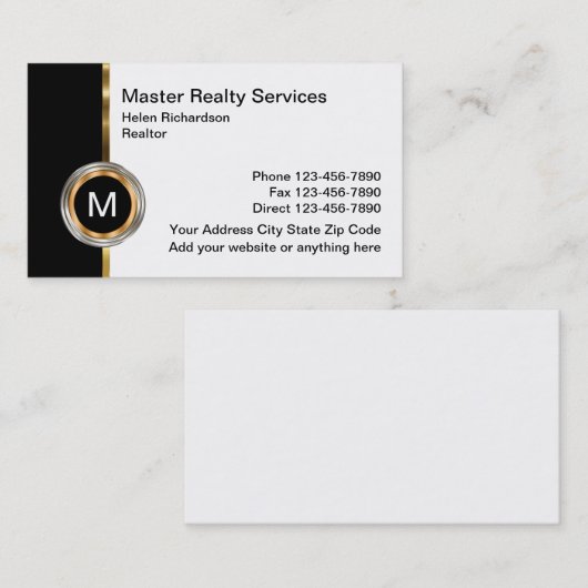 Ontwerp van onroerend goed uitbreiden visitekaartje (Voorkant / Achterkant)