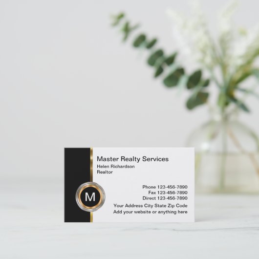 Ontwerp van onroerend goed uitbreiden visitekaartje (Staand voorkant)