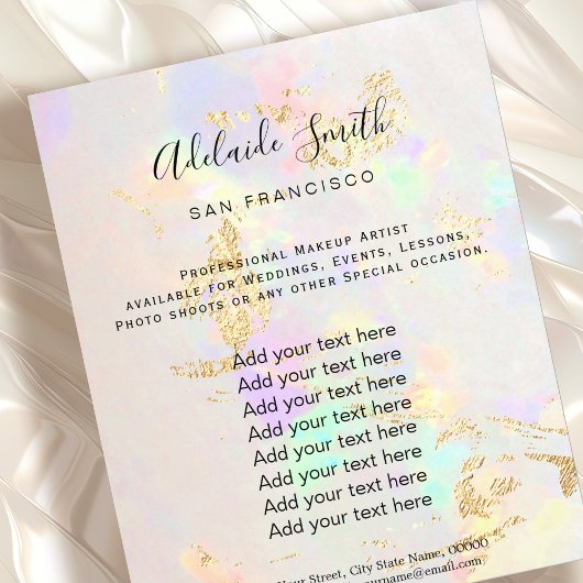 ontwerp van optische foto flyer