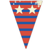  ontwerp van oude schoolkleuren, Amerikaanse vlag Vlaggetjes (Derde vlag)