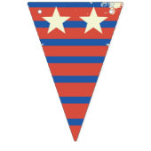  ontwerp van oude schoolkleuren, Amerikaanse vlag Vlaggetjes (Tweede vlag)