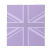 Ontwerp van Paarse Uniefouracks Notitieblok (Voorkant)