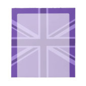 Ontwerp van Paarse Uniefouracks Notitieblok (Voorkant)