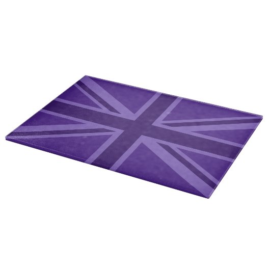 Ontwerp van Paarse Uniefouracks Snijplank (Hoek)