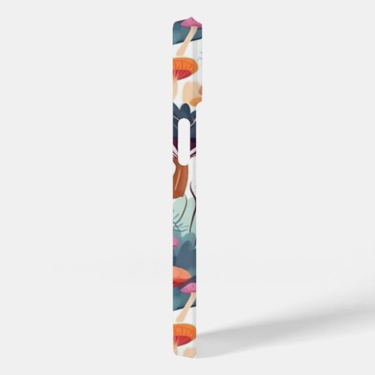Ontwerp van paddenstoelen en bomen Case-Mate iPhone case (Achterkant / Rechts)