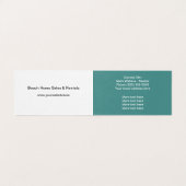 Ontwerp van palmbomen voor professioneel beugel visitekaartje (Binnenkant ongevouwen)