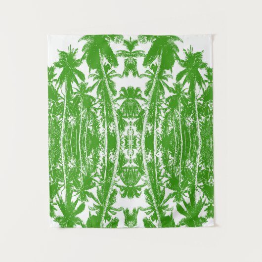 Ontwerp van palmbomen wandkleed (Voorkant)