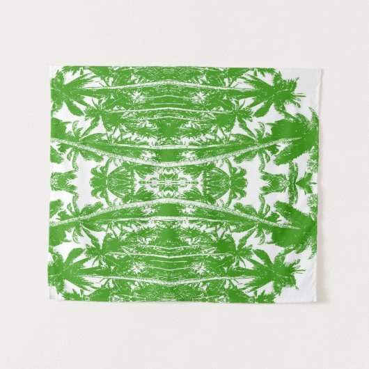 Ontwerp van palmbomen wandkleed (Voorkant (horizontaal))