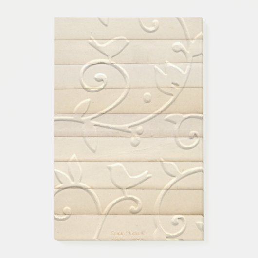 Ontwerp van  papierstrips - Post-it Note Pad (Voorkant)