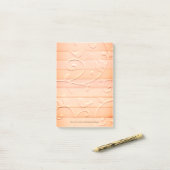 Ontwerp van  papierstrips - Post-it Note Pad (Op bureau)