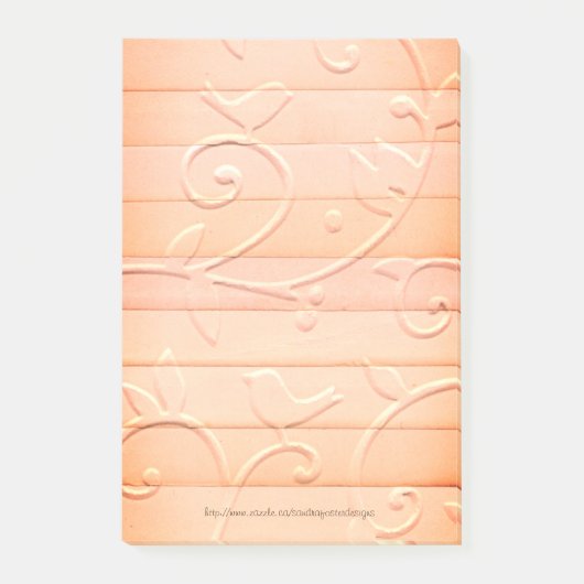 Ontwerp van  papierstrips - Post-it Note Pad (Voorkant)