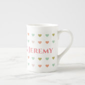 Ontwerp van pasta-harten aanpassen porselein kop (Rechts)