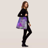 ontwerp van patchwork. crossbody tas (Op model)