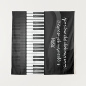 Ontwerp van piano-toetsenbord wandkleed (Voorkant (horizontaal))