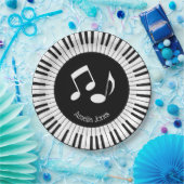 Ontwerp van pianoketoestel papieren bordje (Feest)