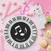 Ontwerp van pianoketoestel papieren bordje (Feest)