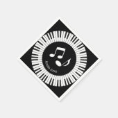 Ontwerp van pianoketoestel servet (Hoek)