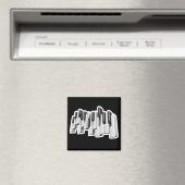 ontwerp van pianotoetsenbordtoetsen magneet (Insitu (Vaatwasser))