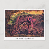 ontwerp van pieta door eugene delacroix briefkaart (Voorkant)