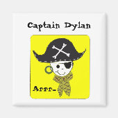 Ontwerp van piraatnaam magneet (Voorkant)