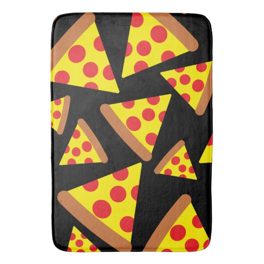 Ontwerp van Pizza-segmenten Badmat (Voorkant Verticaal)