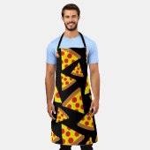 Ontwerp van Pizza-segmenten Schort (Gedragen)