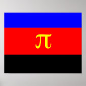 ONTWERP VAN POLYAMORY STRIPES POSTER (Voorkant)