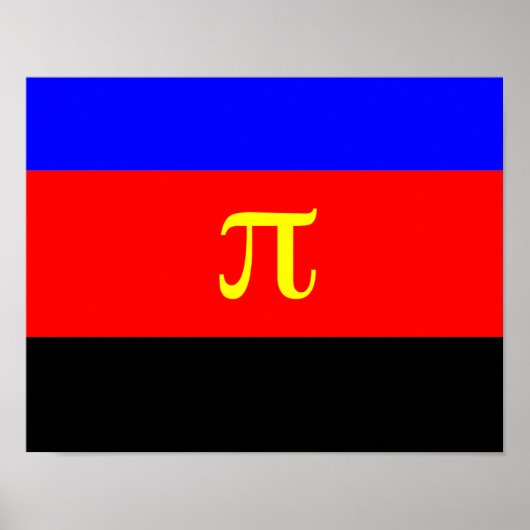 ONTWERP VAN POLYAMORY STRIPES POSTER (Voorkant)