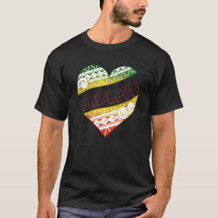 Ontwerp van polynesiaanse tribale kleuren met één  t-shirt