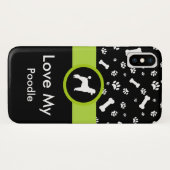 Ontwerp van poolHondenras Case-Mate iPhone Case (Achterkant (horizontaal))