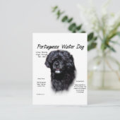 Ontwerp van Portugese waterhonden Briefkaart (Staand voorkant)