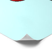 Ontwerp van poster voor kunstwerken met een roodbr (Hoek)