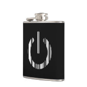 ONTWERP VAN POWER BUTTON BAR CODE Power-Up-Patroon Heupfles (Links)