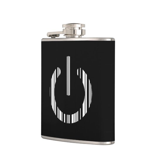 ONTWERP VAN POWER BUTTON BAR CODE Power-Up-Patroon Heupfles (Links)