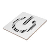 ONTWERP VAN POWER BUTTON BAR CODE Power-Up-patroon Tegeltje (Zijkant)