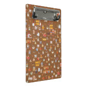 Ontwerp van prachtige glazen, theapots, bekers en  mini klembord (Schuin)