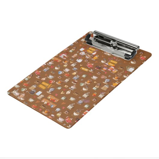 Ontwerp van prachtige glazen, theapots, bekers en  mini klembord (Angled3)