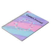 Ontwerp van prachtige pastebandjes en vlinders notitieboek (Linkerzijde)