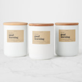 Ontwerp van productlabel kaarsen voedselcontainer etiket (Flessen)