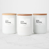 Ontwerp van productlabel kaarsen voedselcontainer etiket (Flessen)