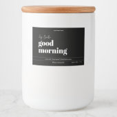 Ontwerp van productlabel kaarsen voedselcontainer etiket (Voorkant)