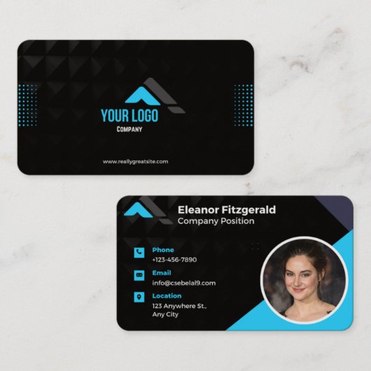 Ontwerp van professioneel visitekaartje (Voorkant / Achterkant)