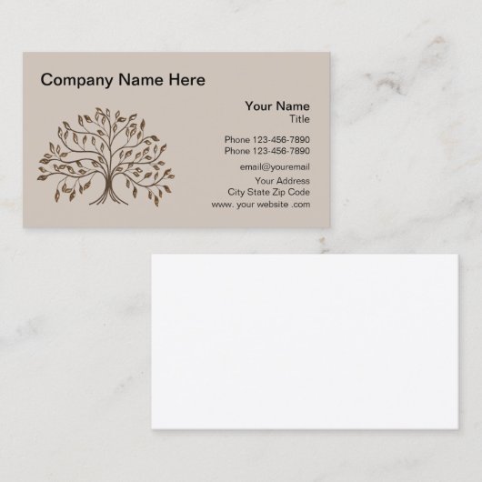 Ontwerp van professionele Logo Visitekaartje (Voorkant / Achterkant)